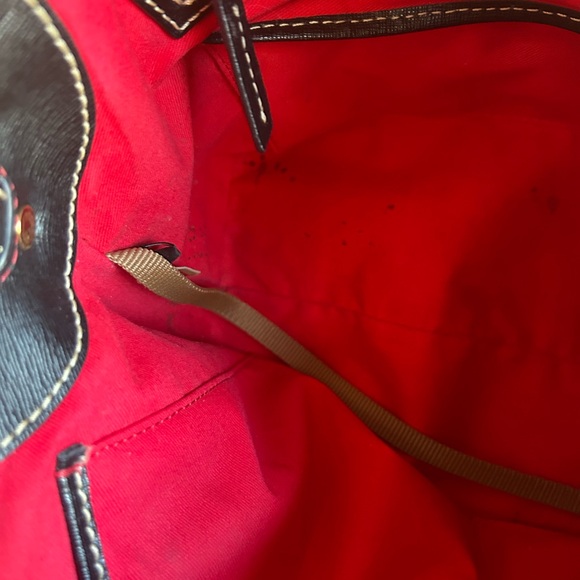 Dooney & Bourke Saffiano Footed Structured Tote - Picture 10 of 16